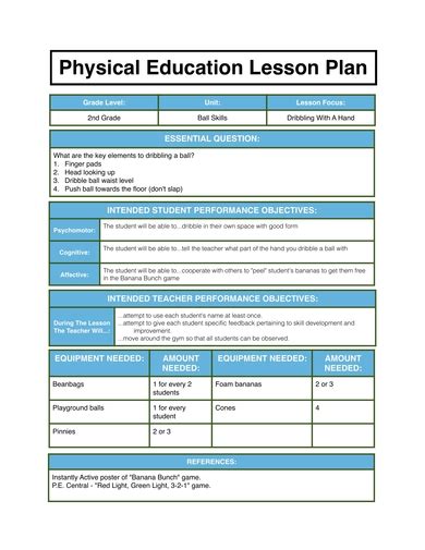 semi detailed lesson plan in physical education grade 4|Physical Education Grade 2 .